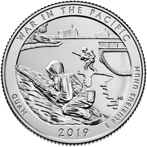 2019 Quarter - S - War In The Pacific - Silver Proof reverse
